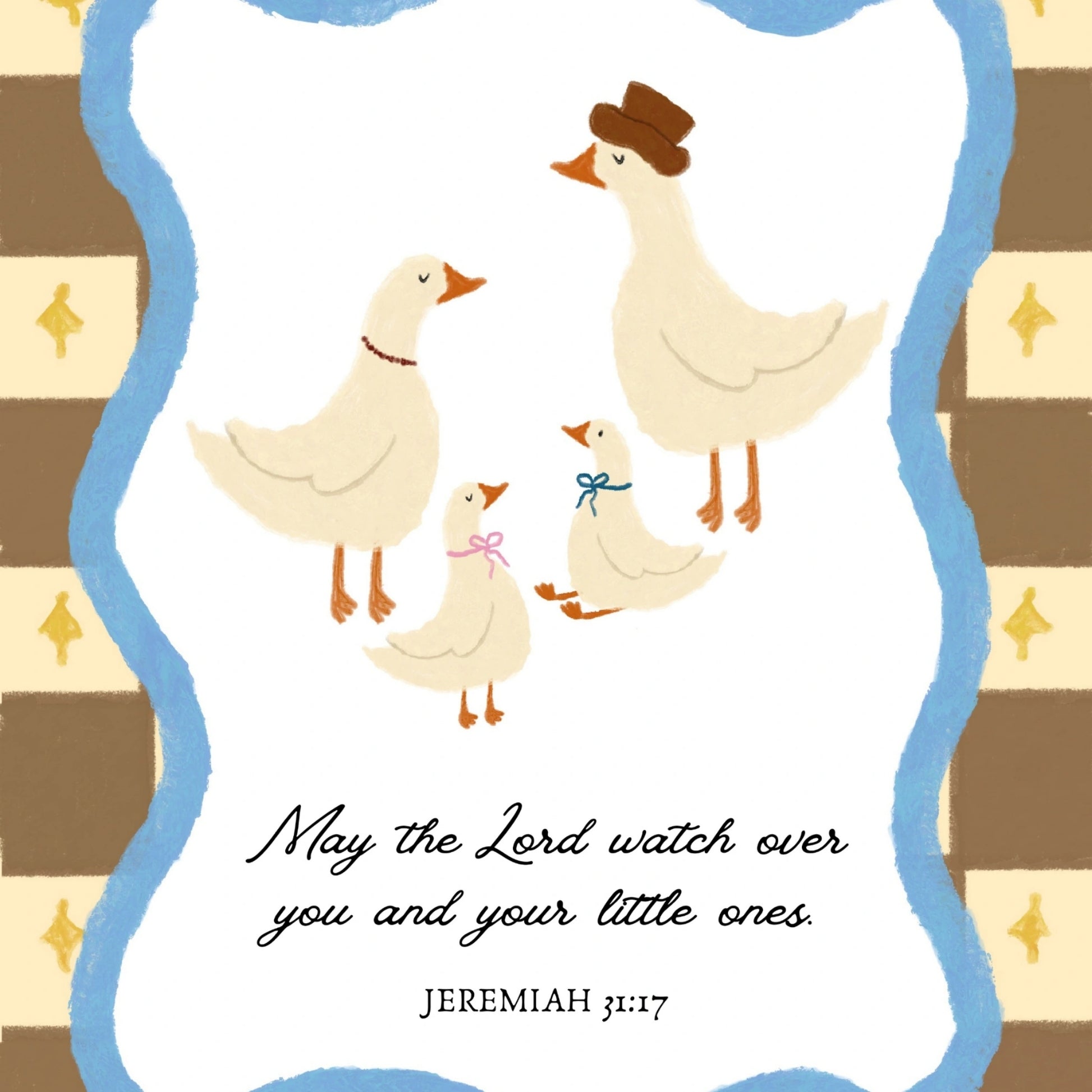 Cute Religious Nursery Poster
