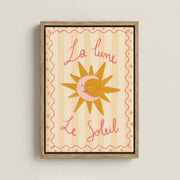 La Lune La Soleil – Nursery & Kids Canvas Wall Art
