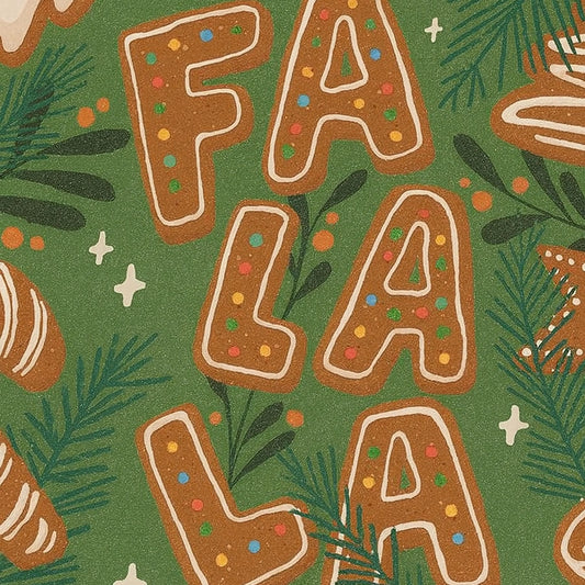Fa La La Wall Art – Gingerbread Christmas Print