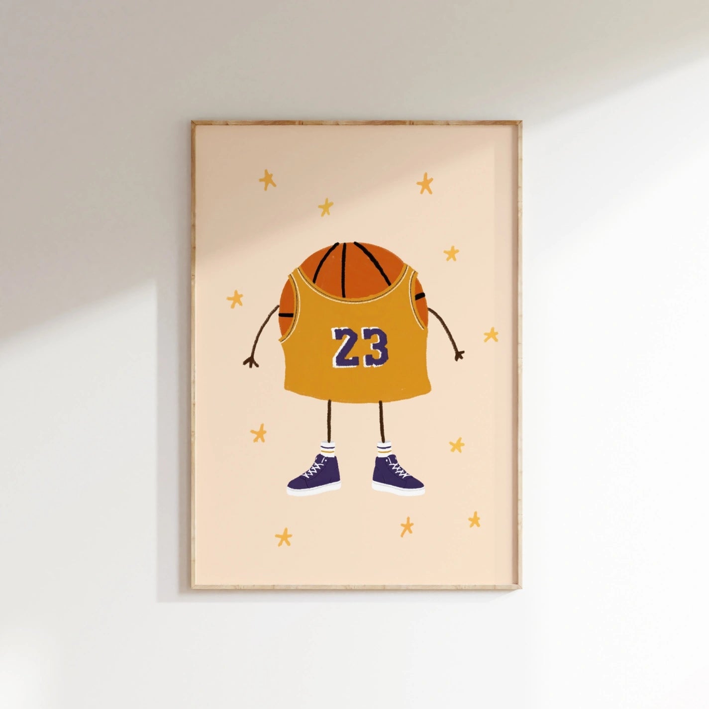 Basketball Nursery Wall Art, Kids Sports Wall Art