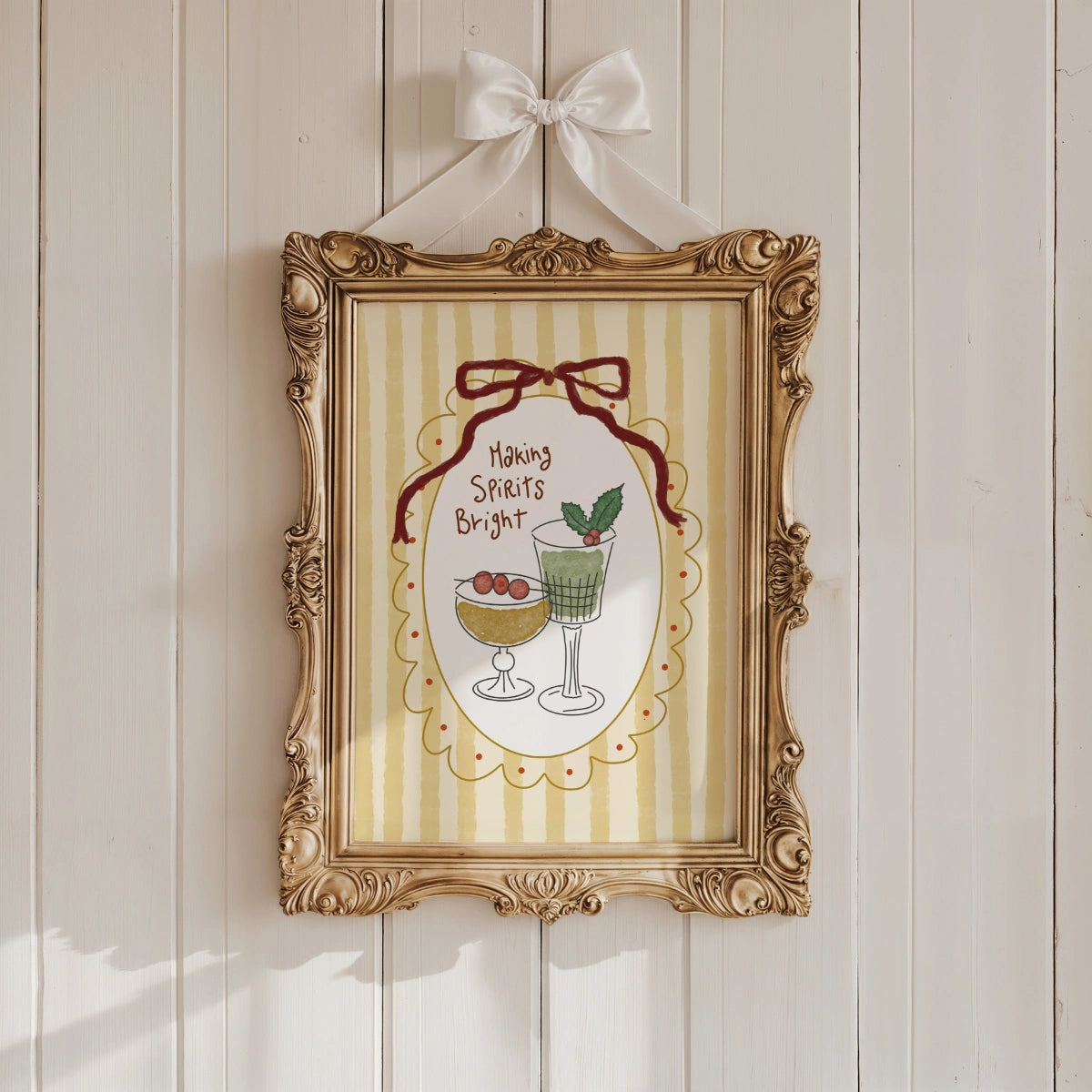 Making Spirits Bright Christmas Print