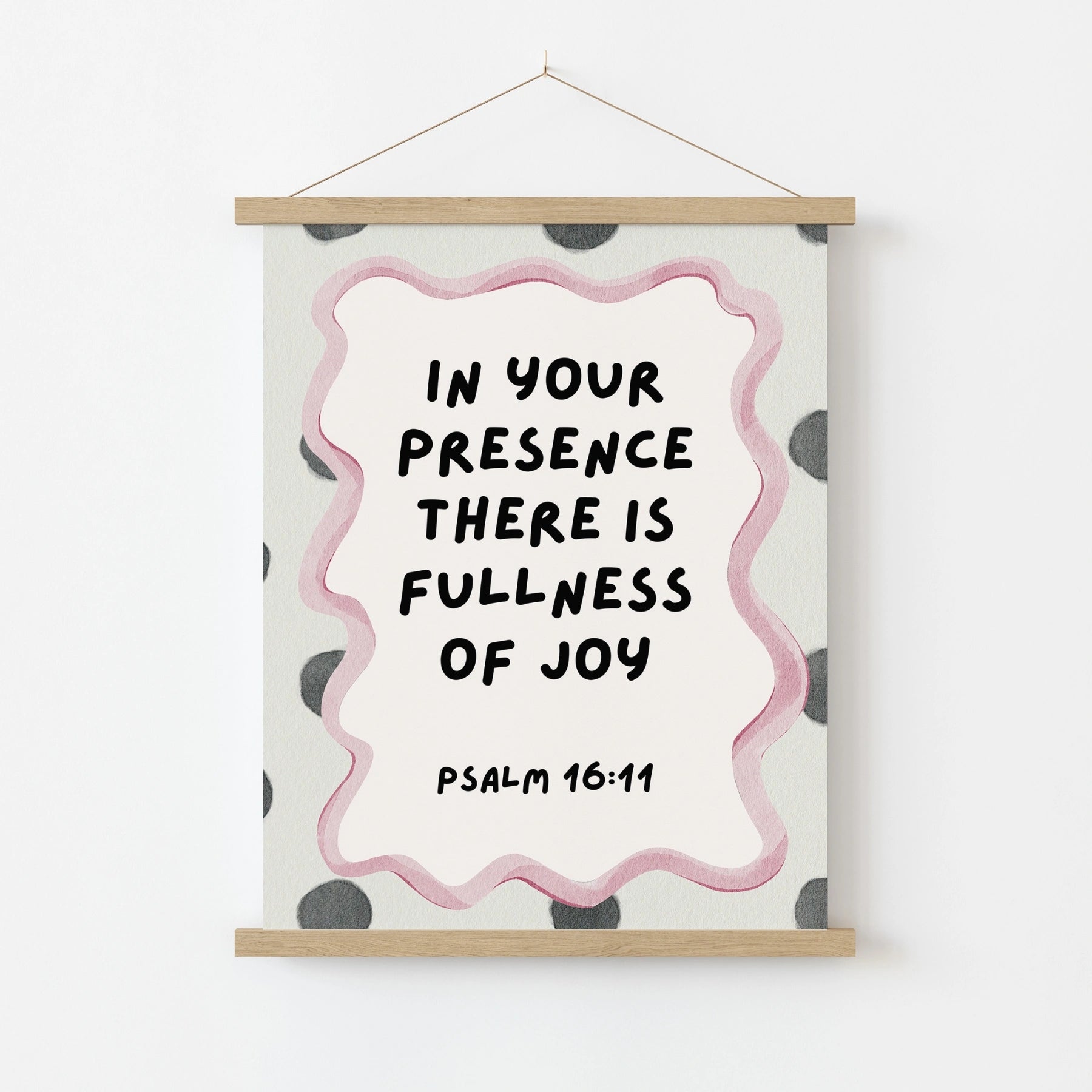 Poster con Versetto della Bibbia, Decorazione da Parete Cristiana