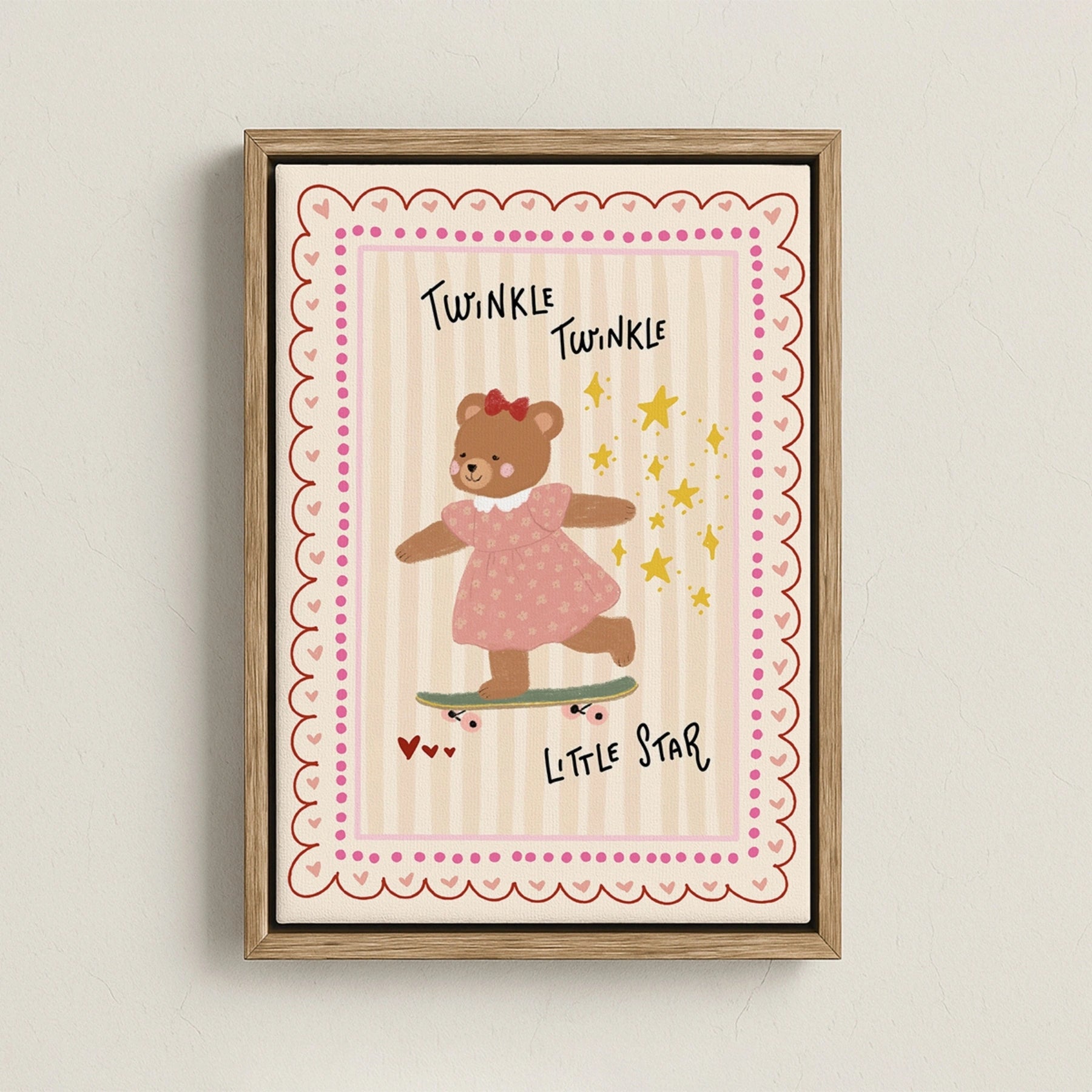 Twinkle Twinkle Little Star Canvas Wall Art