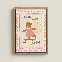 Twinkle Twinkle Little Star Canvas Wall Art