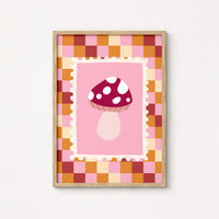 Mushroom Nursery Print