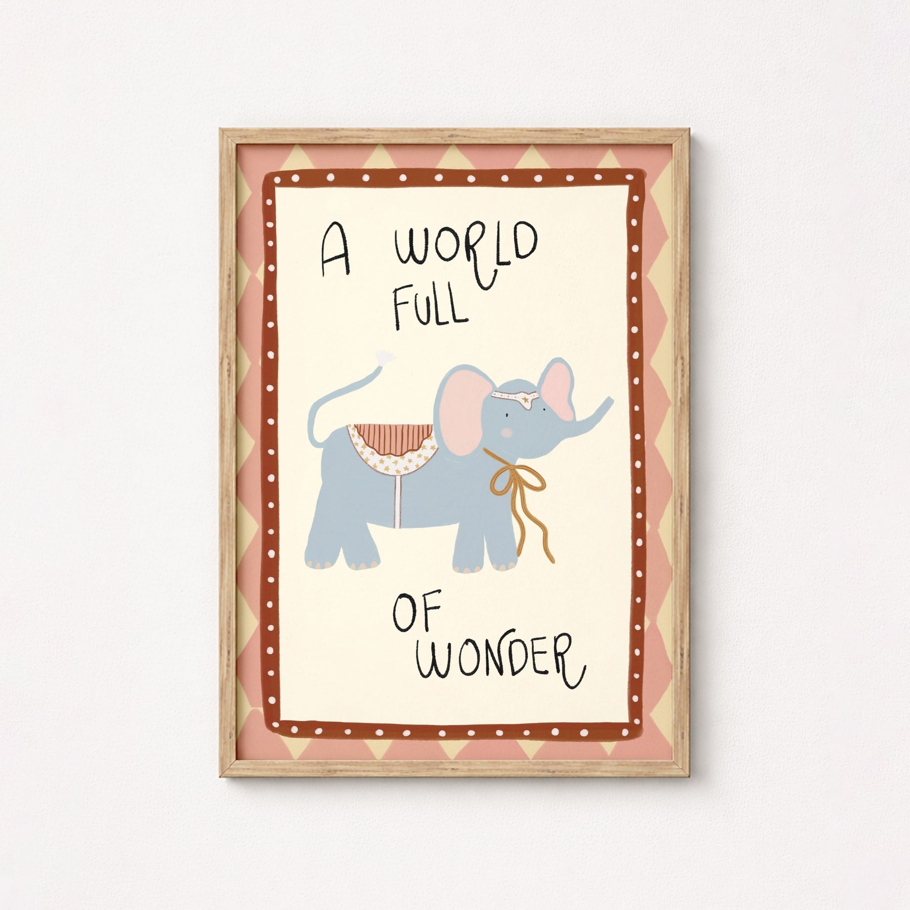 A World Full of Wonder Nursery Print, Vintage Nursery Decor