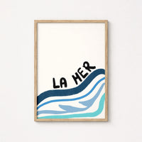 La Mer Wall Art - Affiche minimaliste sur l'océan