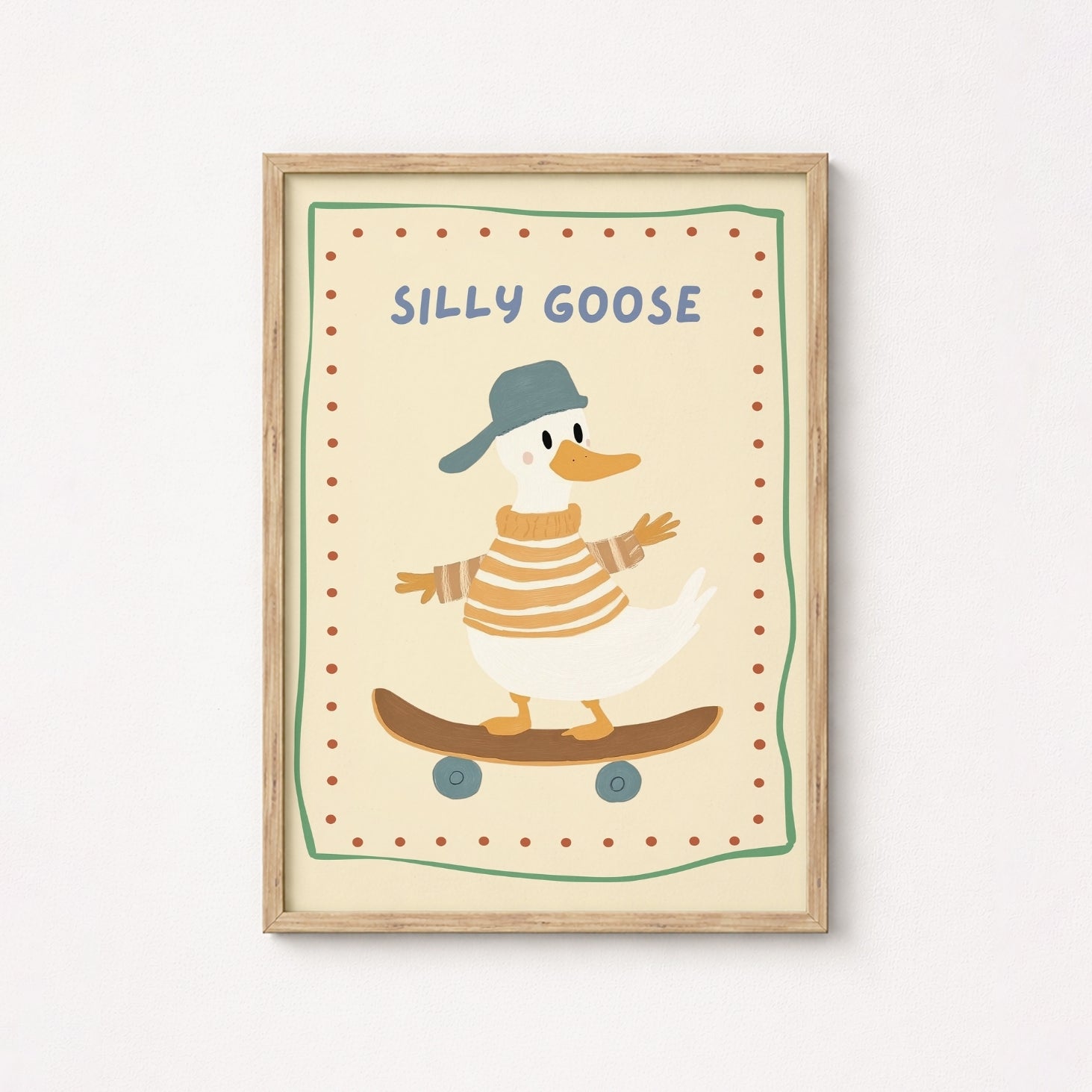 Décoration murale pour chambre d'enfant : canard rigolo