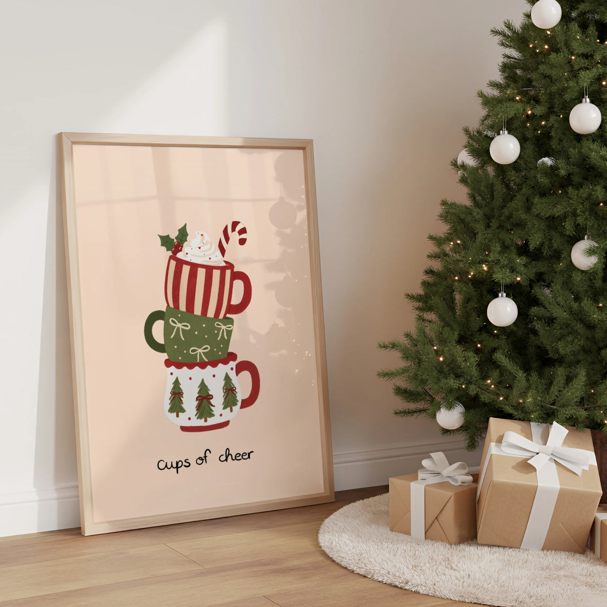 Cups of Cheer – Juleplakat