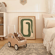 Playful Reptile Illustration – Nursery & kids wall art