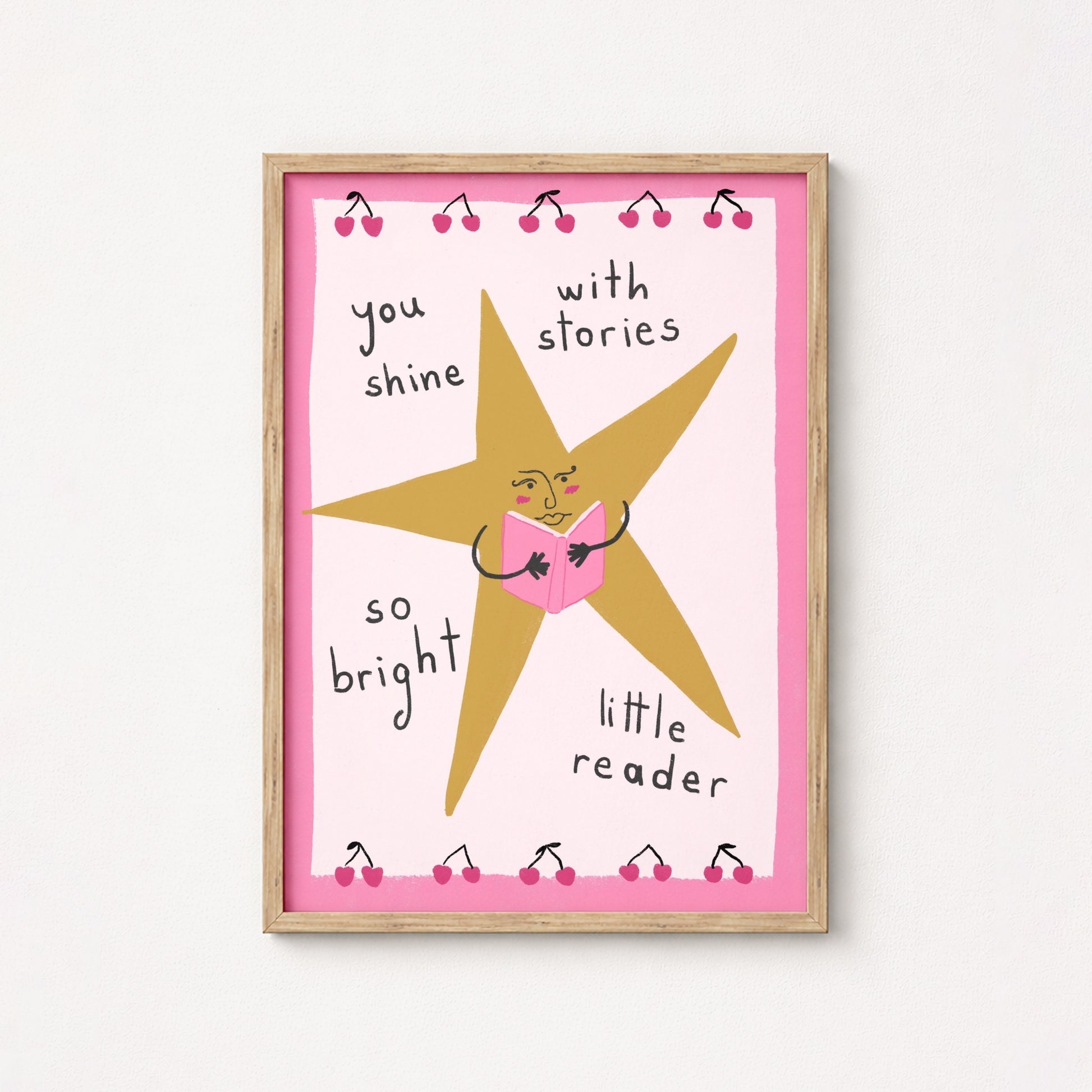 Little Reader Star  – Cute Bookish Print