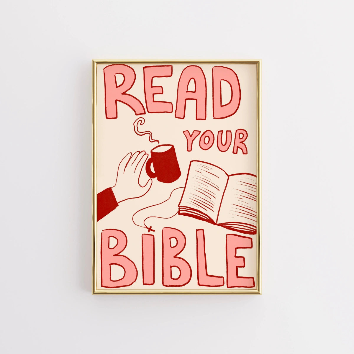 Read Your Bible Print – Christian Wall Art