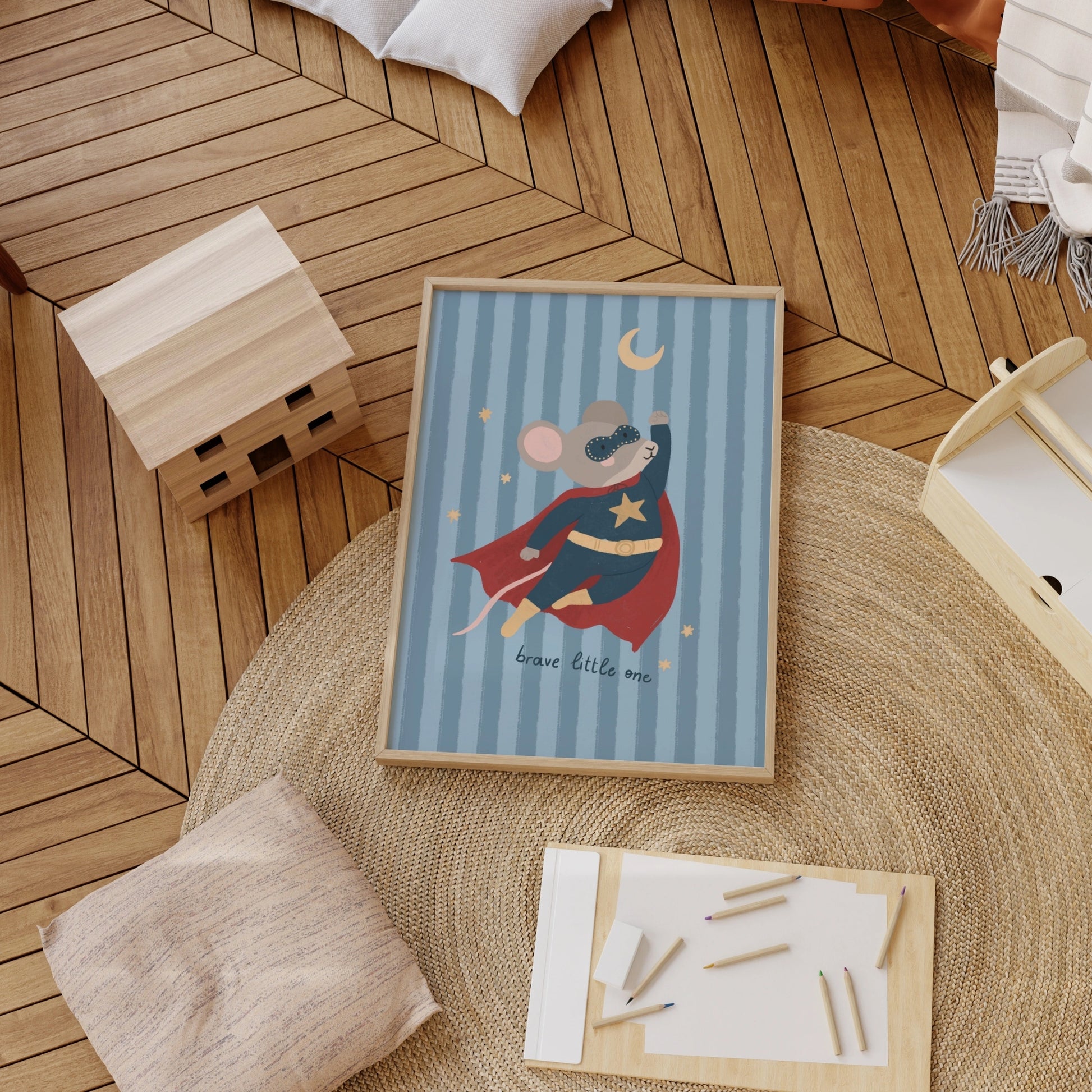 Superhero Nursery Wall Art