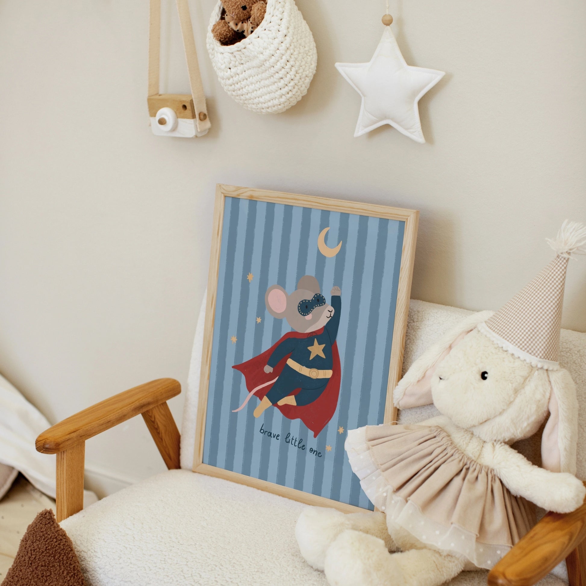 Superhero Nursery Wall Art