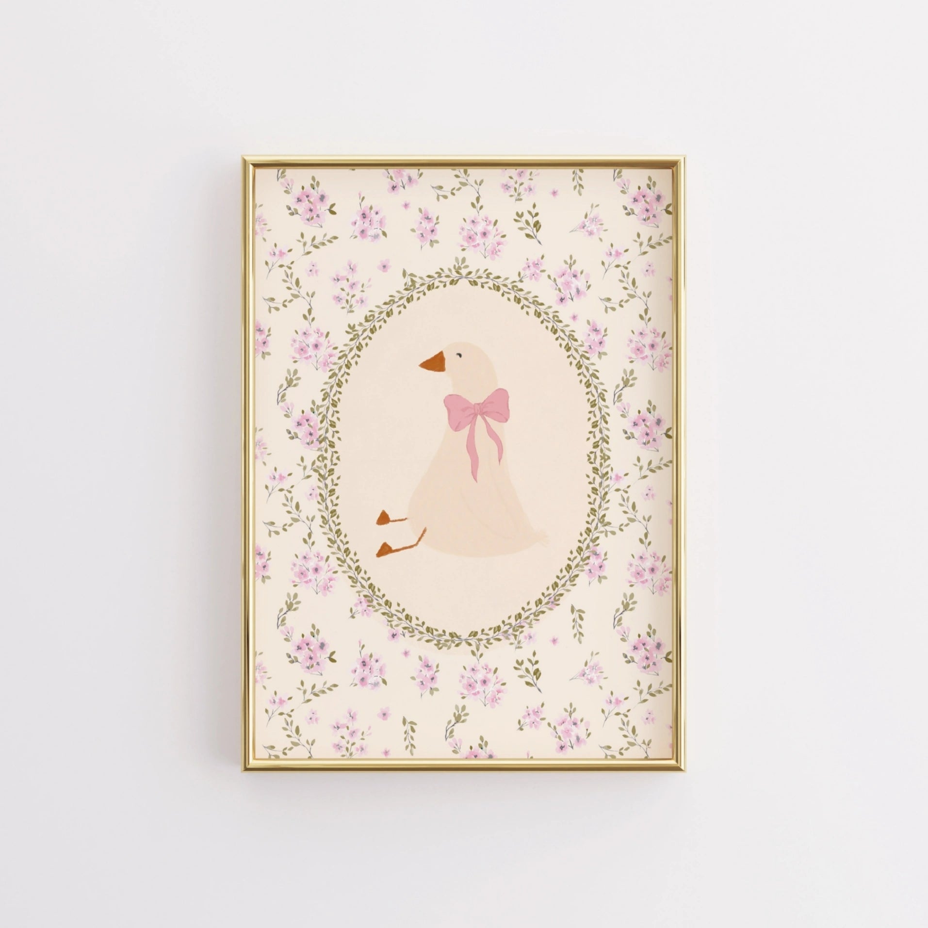 Imprimé d'oie vintage