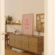 La Dolce Vita Pink & Green – Coastal Wall Art