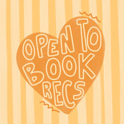 Open to Book Recs – Bookish Wall Art