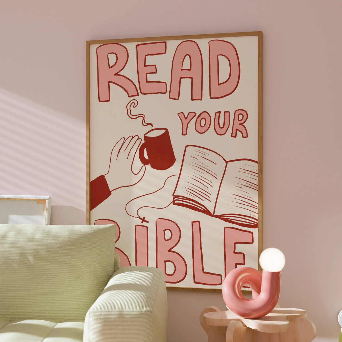 Read Your Bible Print – Christian Wall Art