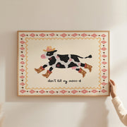 Western Cow – Arte de pared costera