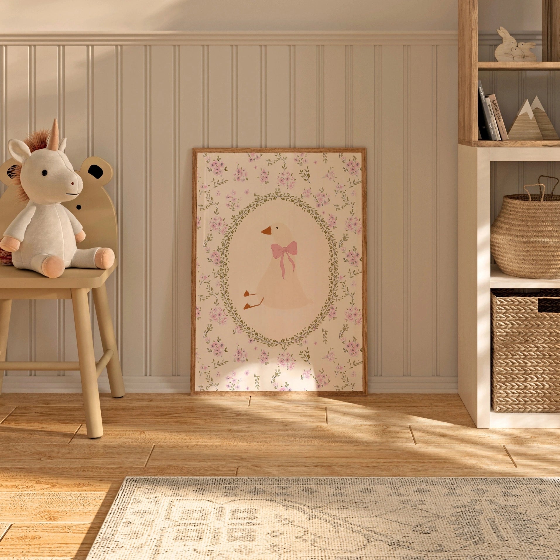 Imprimé d'oie vintage