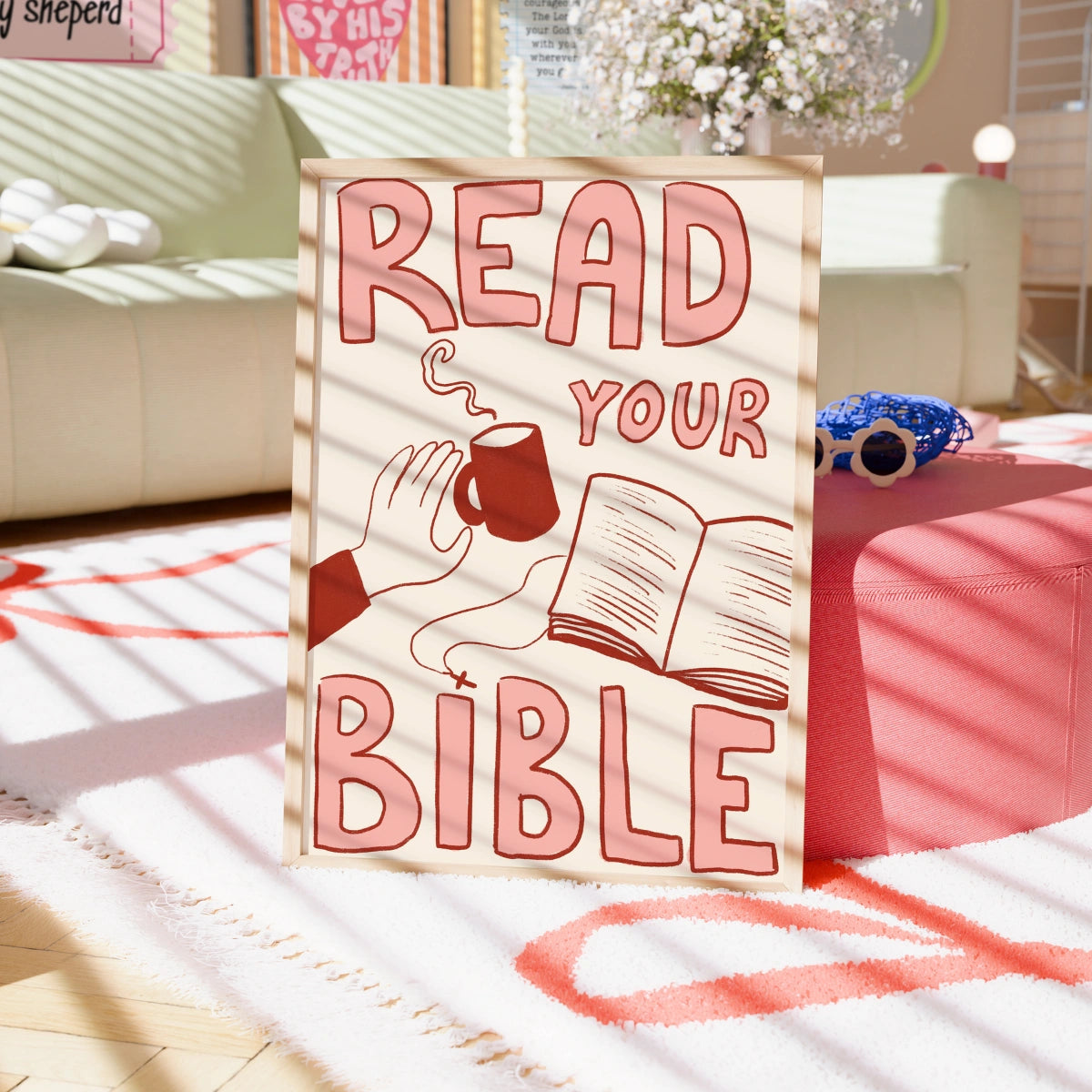 Read Your Bible Print – Christian Wall Art