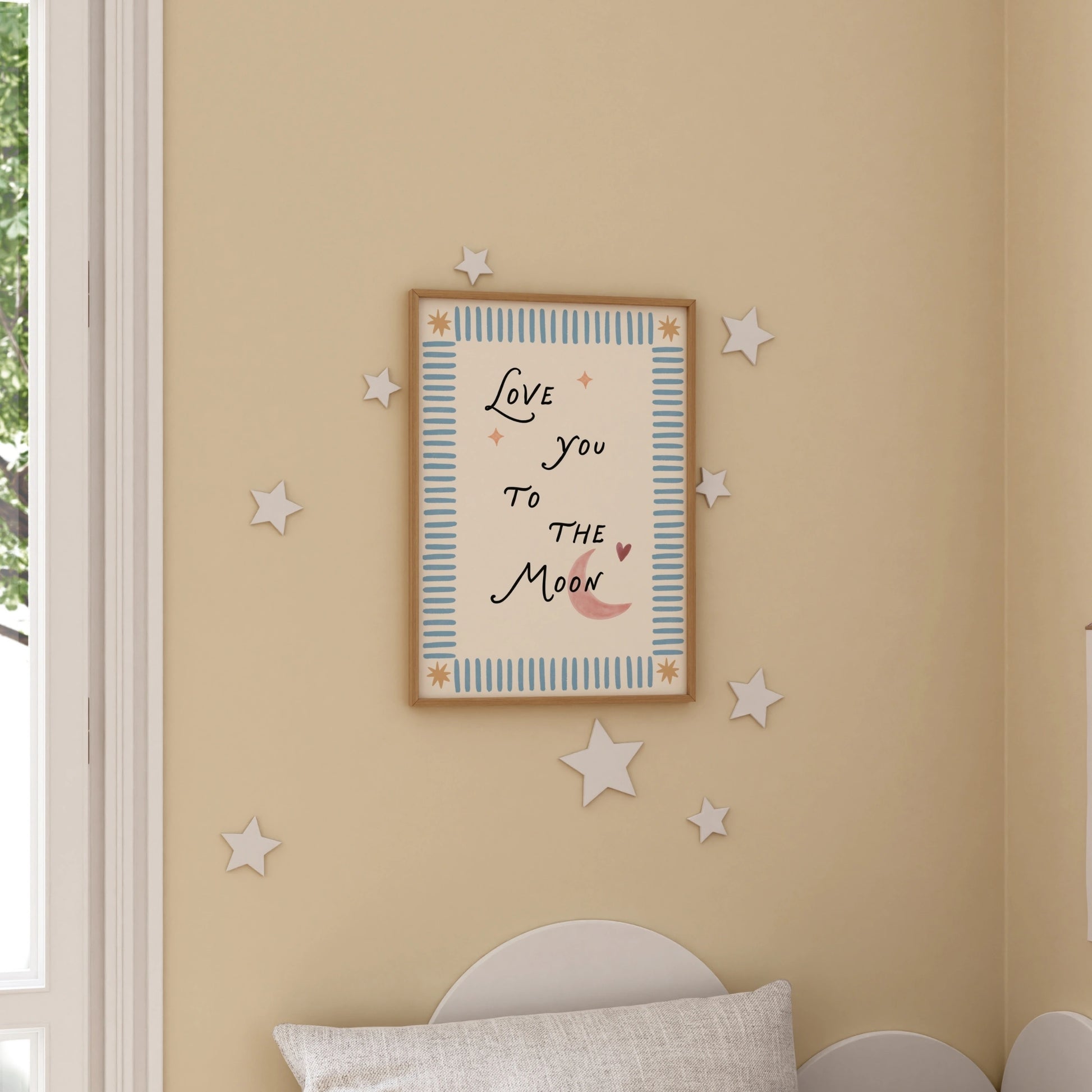 Neutral Nursery Quote Art