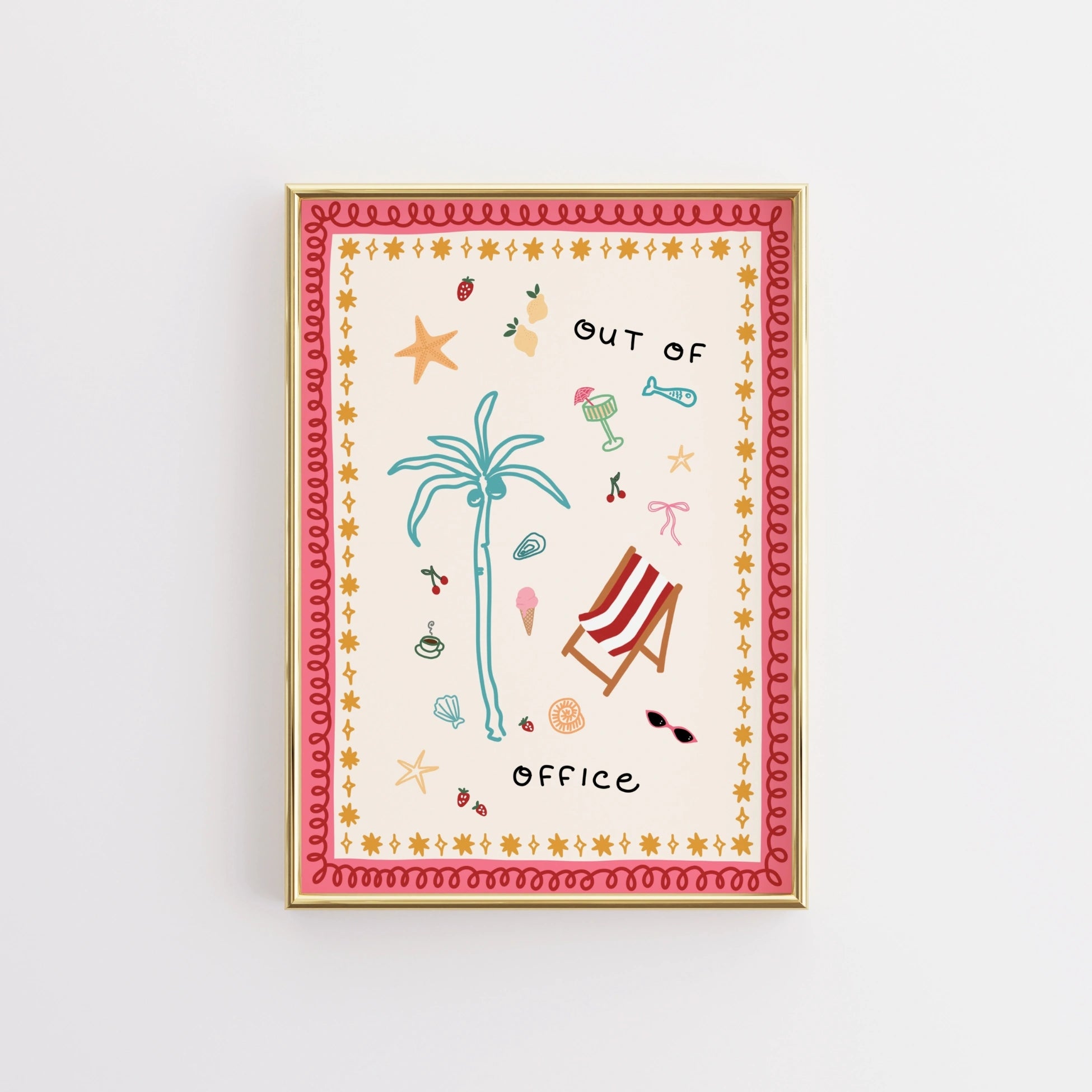 Décoration de chambre tropicale amusante