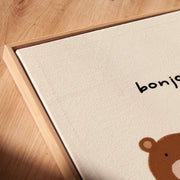 Bonjour Bear – Nursery & Kids Canvas Wall Art
