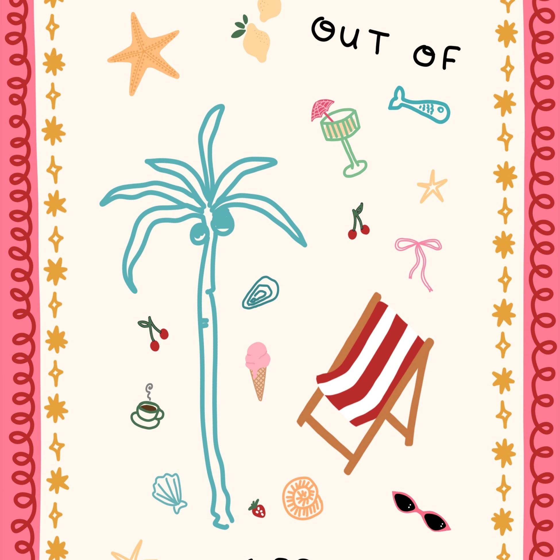 Décoration de chambre tropicale amusante