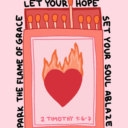 Let Your Hope Print – Christian Matchbox Art – Wall Art Prints | Wallify