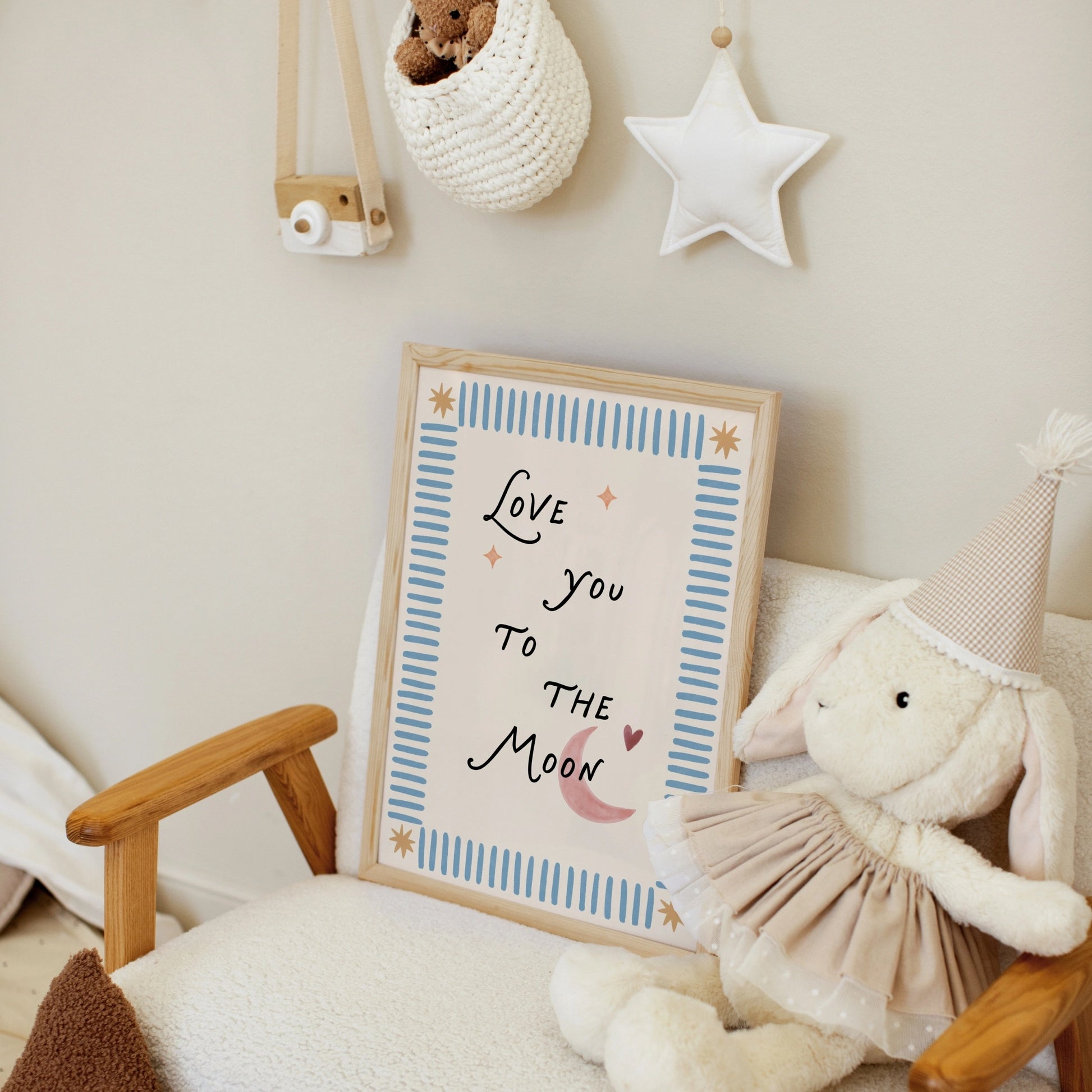 Neutral Nursery Quote Art