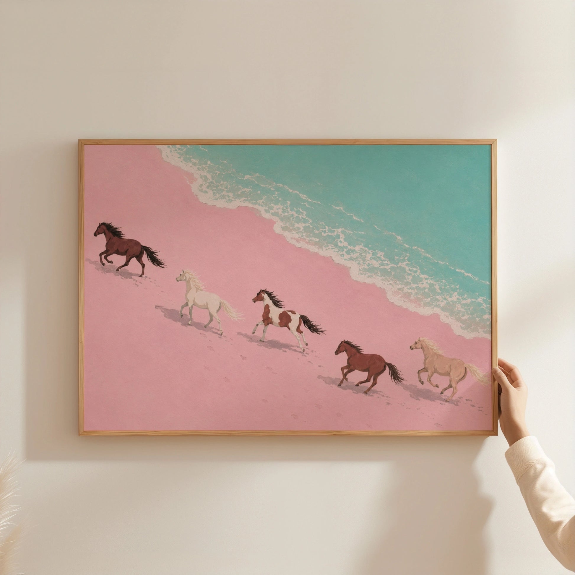 Coastal Cowgirl Horse Print