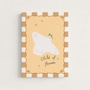 Child of Heaven with Dove - Nursery & Kids Canvas Wall Art