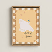 Child of Heaven with Dove - Nursery & Kids Canvas Wall Art