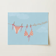 Striped Bikini – Coastal Wall Art