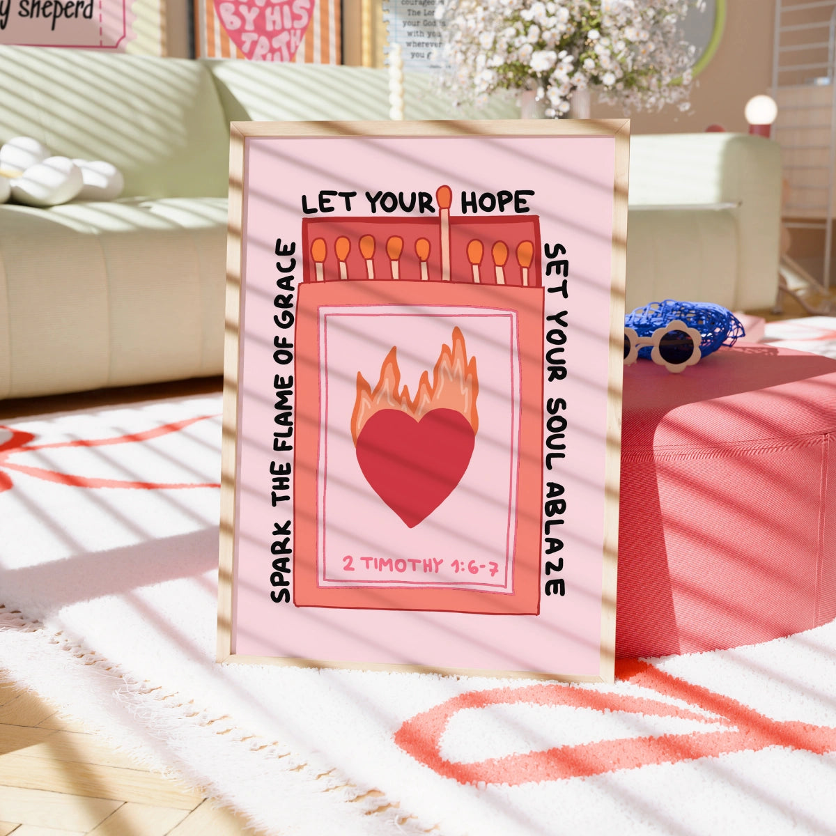 Let Your Hope Print – Christian Matchbox Art – Wall Art Prints | Wallify