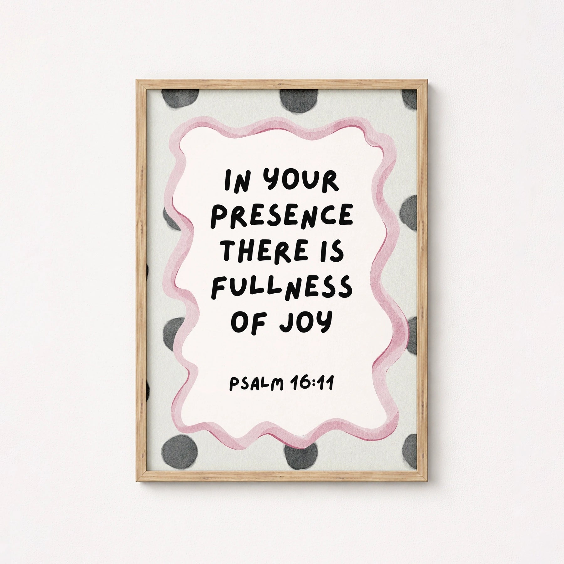 Poster con Versetto della Bibbia, Decorazione da Parete Cristiana