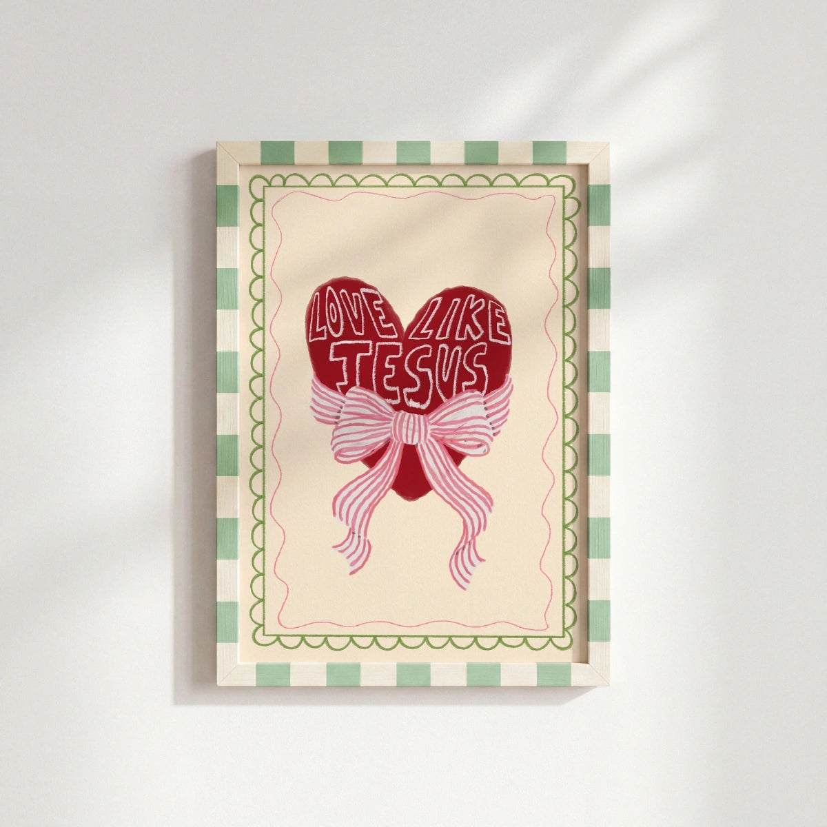 Cottagecore Jesus Wall Decor, Christian Wall Decor