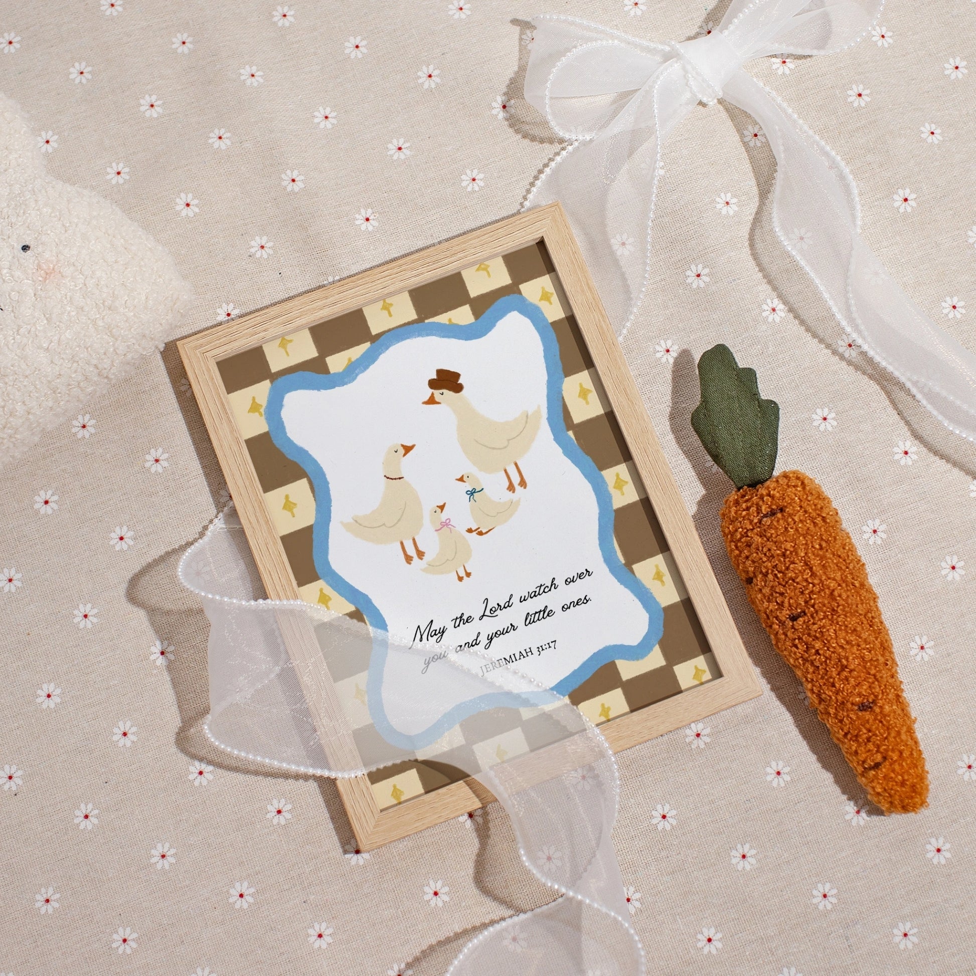 Cute Religious Nursery Poster