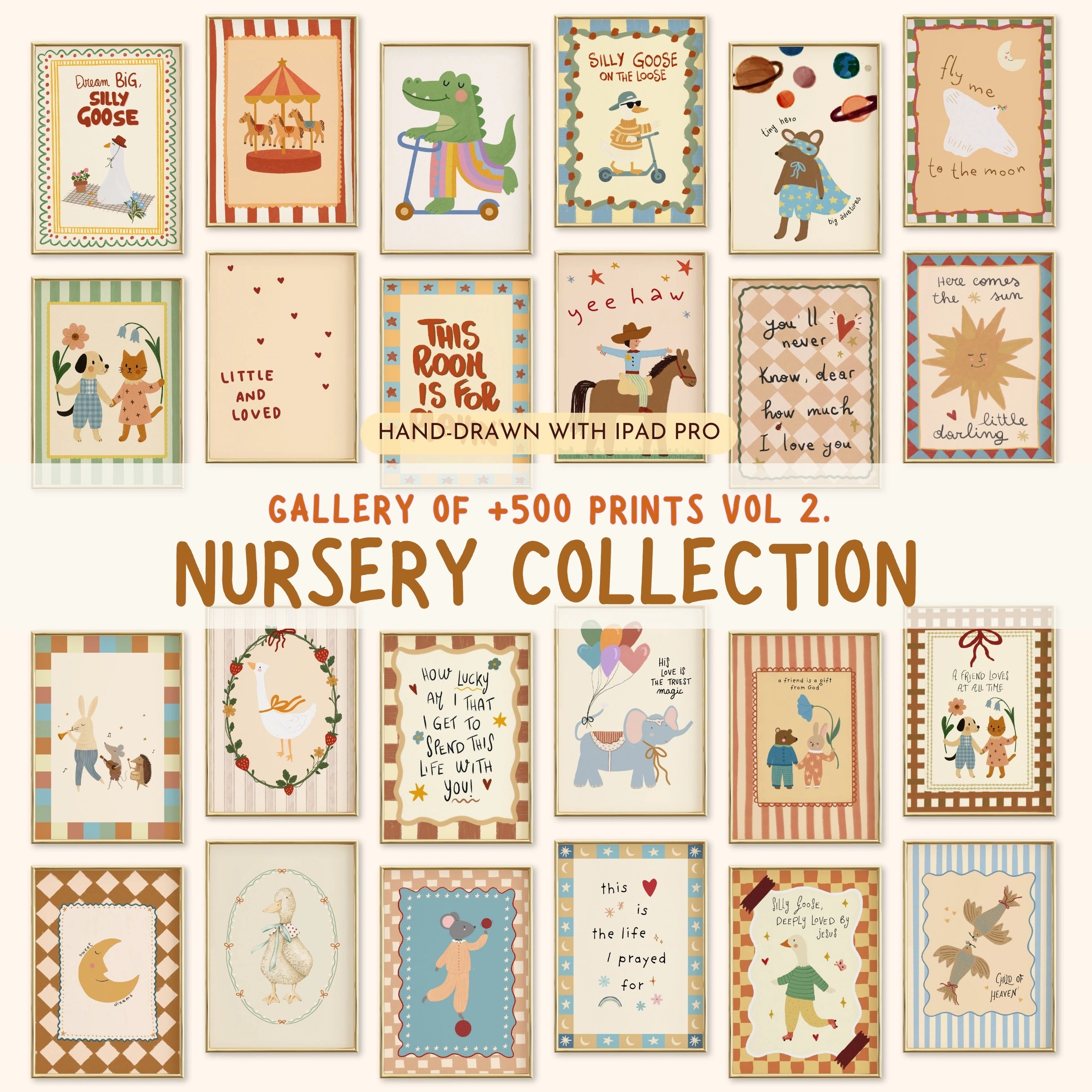 Handmade Nursery Collection Vol 2, over 500 prints