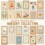 Nursery Wall Art Bundle Vol. 2 – 500+ Printable Designs