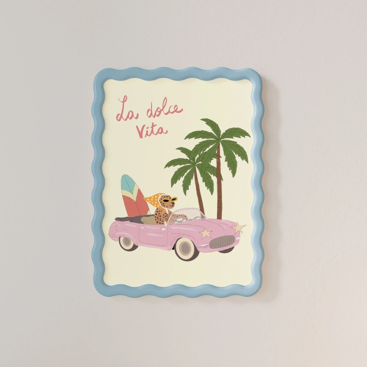 Impresión de arte de pared La Dolce Vita, decoración de pared costera
