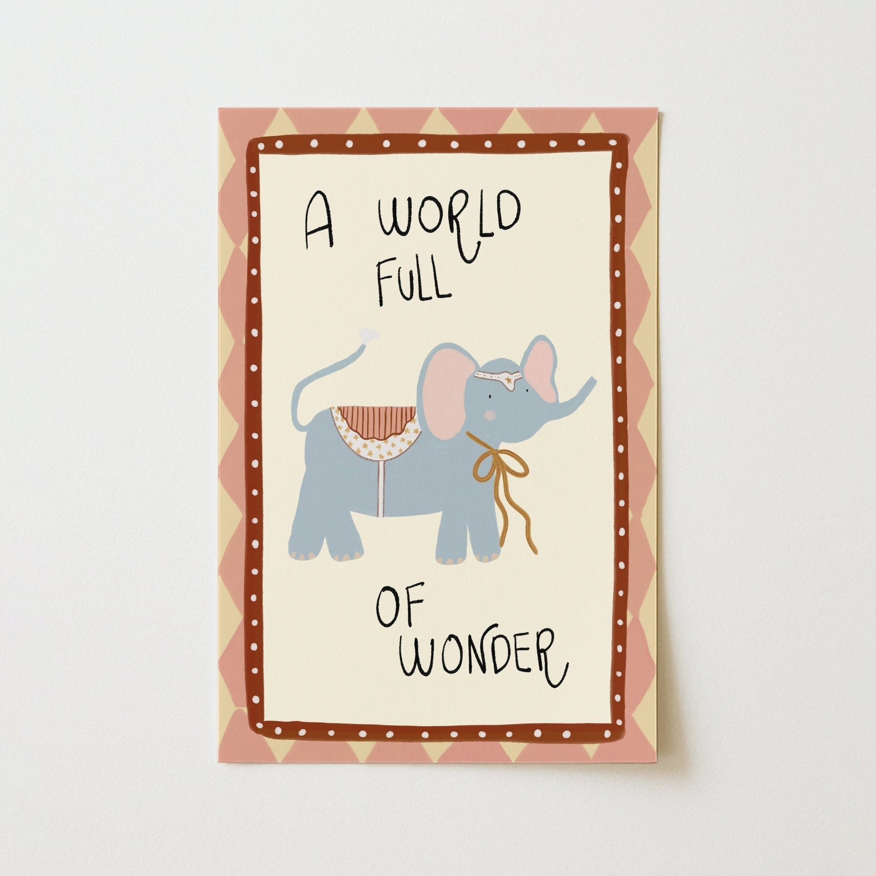 A World Full of Wonder Nursery Print, Vintage Nursery Decor
