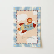 Lion Rocket – Nursery & kids wall art