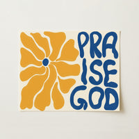Praise God Print – Bold Christian Wall Art