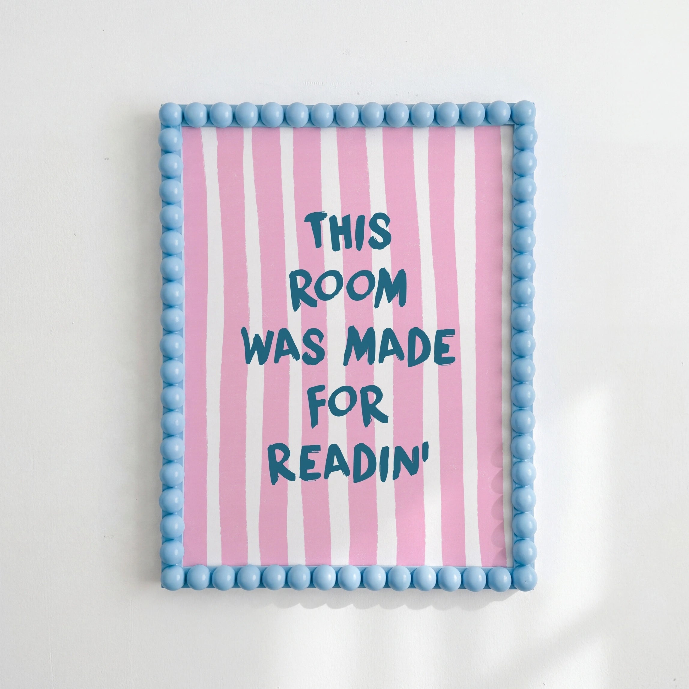 Room Made for Readin' Print – Funny Bookish Wall Art