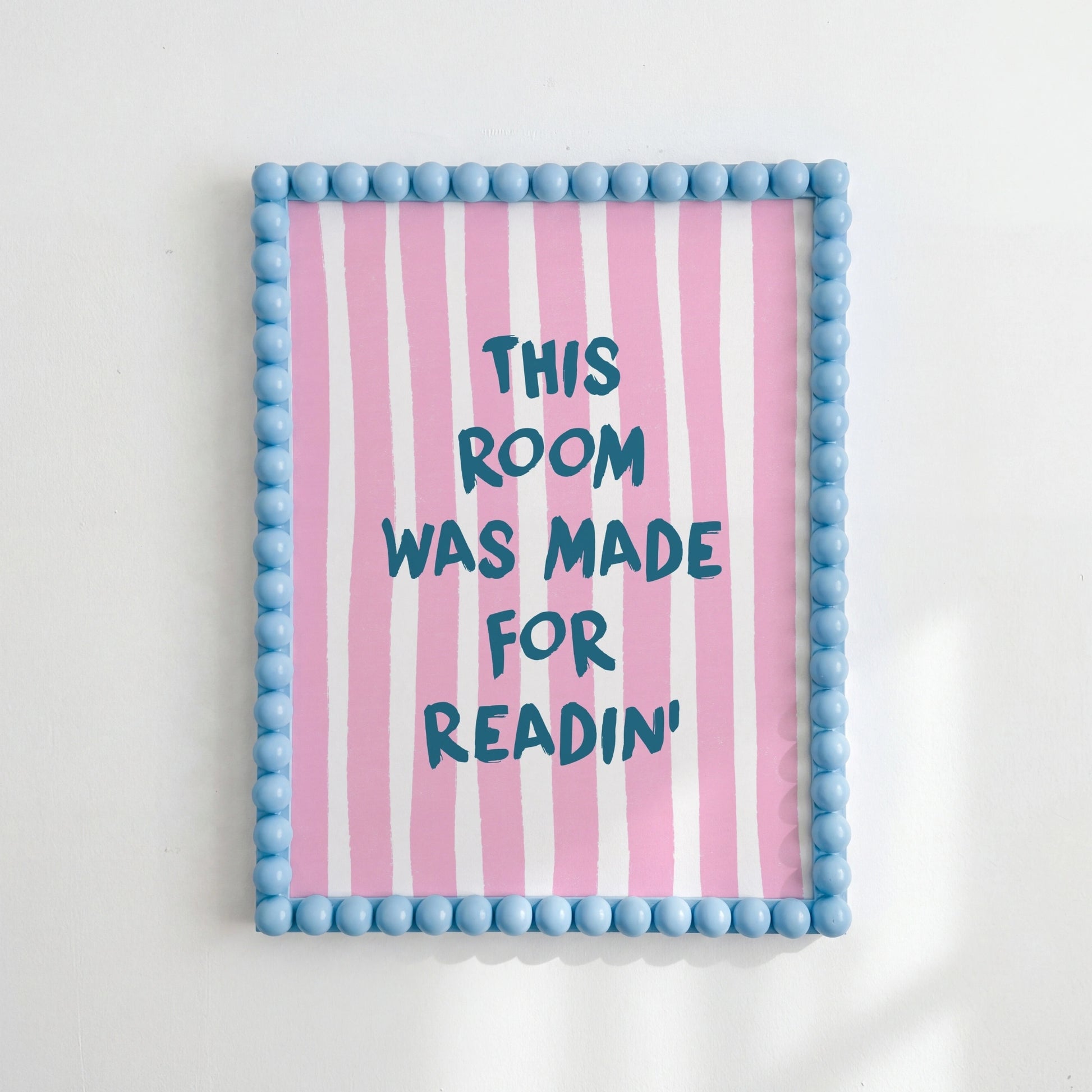 Room Made for Readin' Print – Funny Bookish Wall Art
