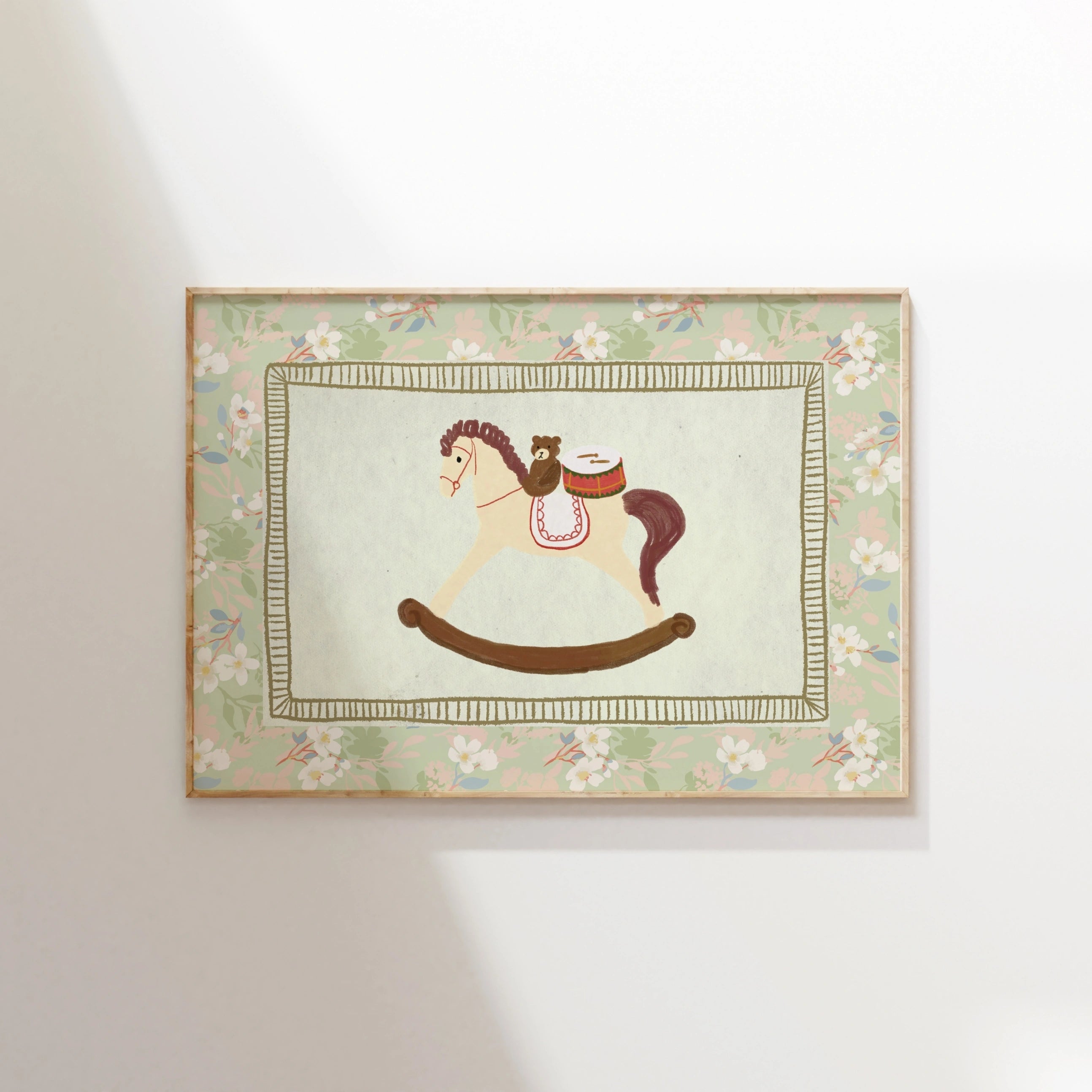 Décor mural jouets vintage, Décor de chambre d'enfant vintage