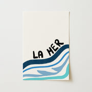 La Mer Blue Waves – Coastal Wall Art