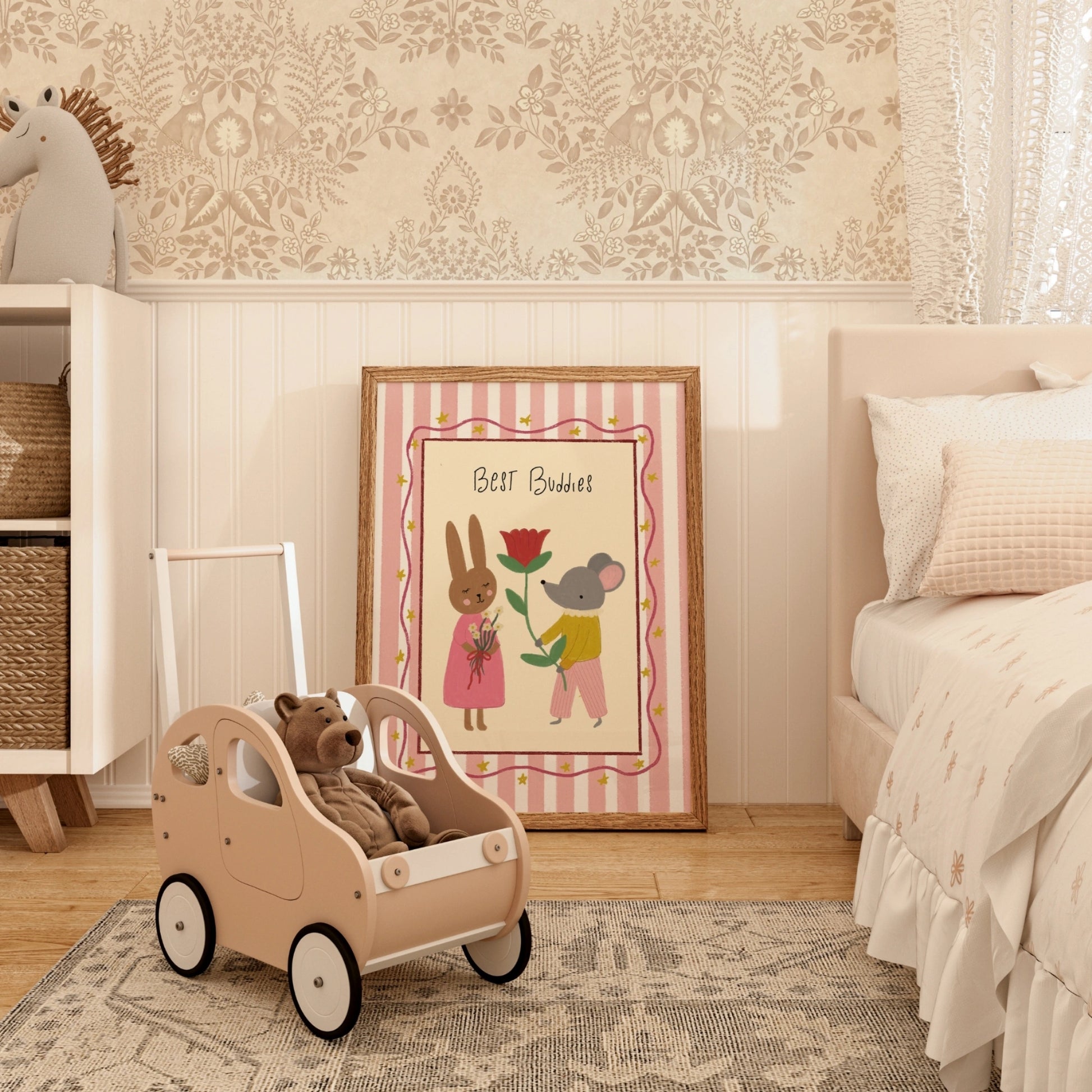 Affiche pour chambre d'enfant Meilleurs Amis